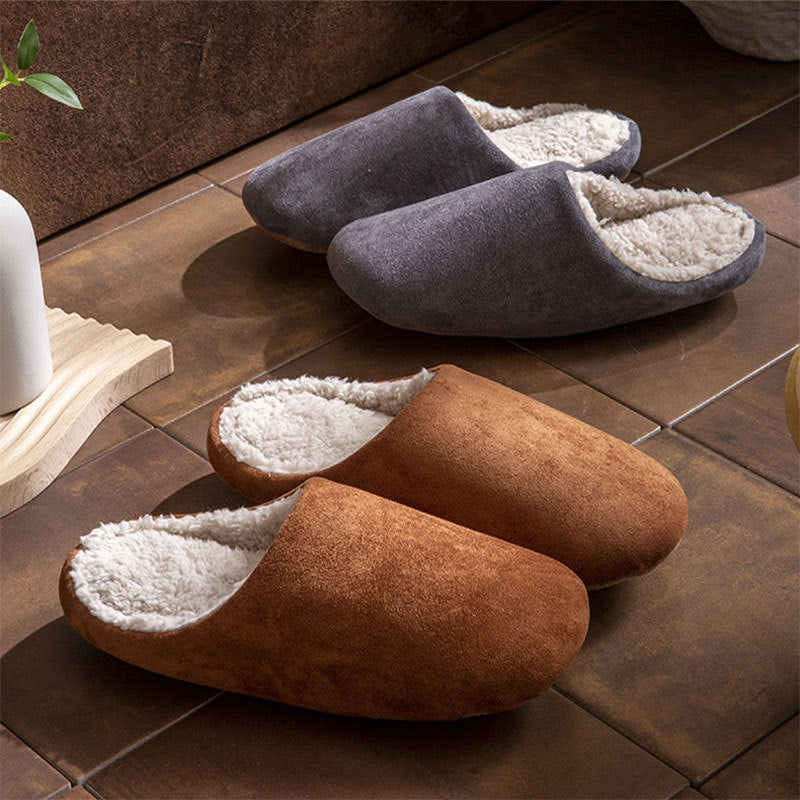 Velvet sole slippers