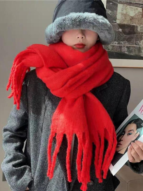 Women's Wool-like Autumn And Winter Comfortable Scarf High Quality